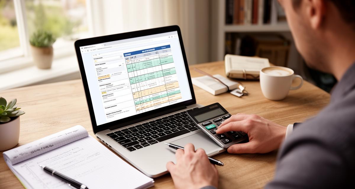 Person comparing loan documents and options